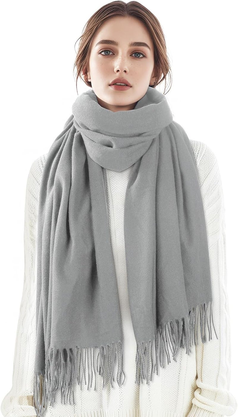 Premillow Scarfs for Women, Winter Scarf, Classic Pashmina Shawls and Wraps, Cashmere Feel Scarfs for Women, Long Scarves - Image 1